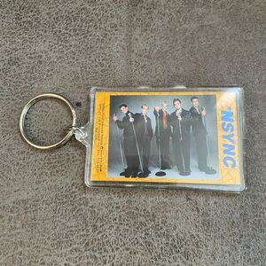 NSYNC Yellow Photo Keychain